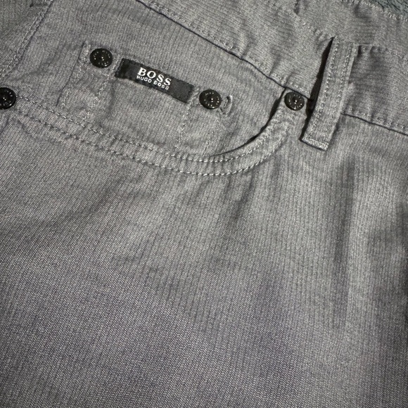 NEW WITHOUT🙍🏻♂️HUGO BOSS Gray Dress Pants for Men, - Picture 4 of 8